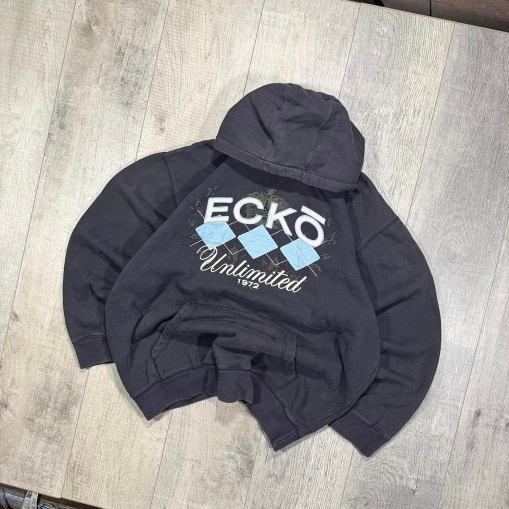 Vintage y2k echo unlimited pullover, skater hip-hop hoodie